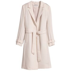 H&M Long Cream Trench Coat